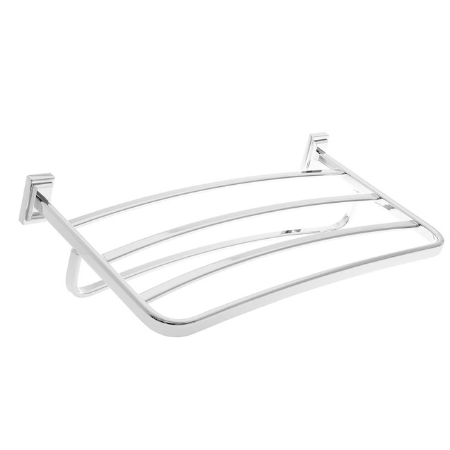 SUSPENDED BRASS TOWEL HOLDER