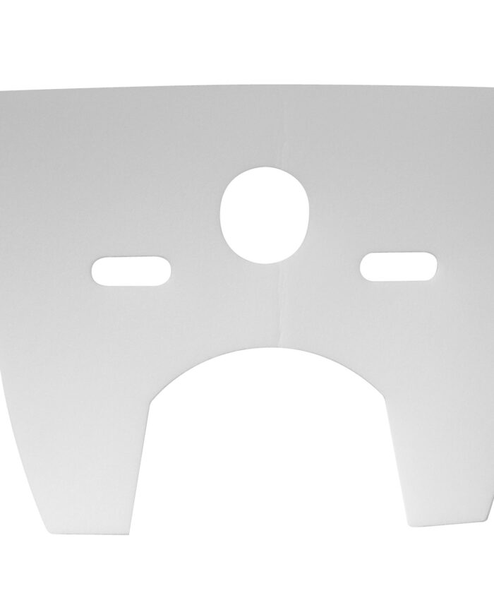 Acustic and crash protection suiting for wall-hung wc or bidet