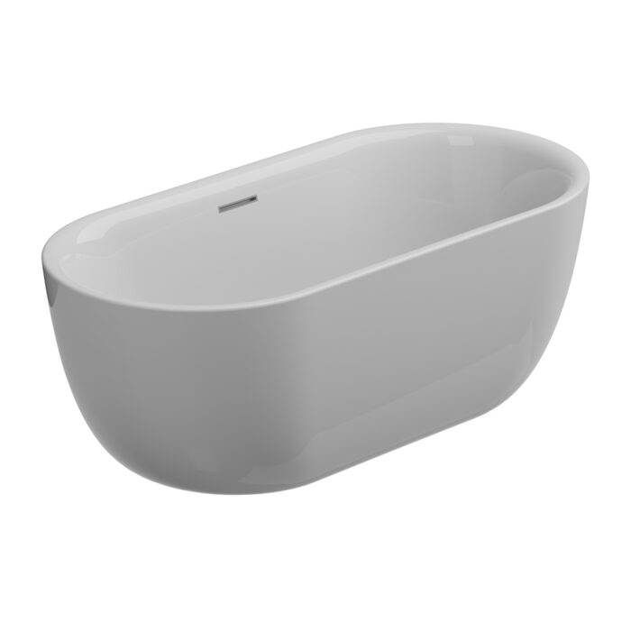 VASCA HIT  IN ACRILICO  CM. 170 CENTROSTANZA O PARETE COMPLETA DI PILETTA E SCARICO