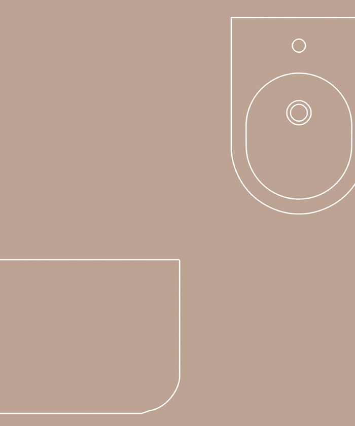 Back to wall sanitary